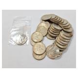 34 - HALF DOLLARS KENNEDY 1966 & 1967; HALF