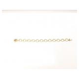 10.5g 14k yg bracelet;
