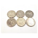 6 - DOLLARS MORGAN 1879-1898;