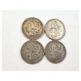 4 - DOLLARS MORGAN 1879-1884;