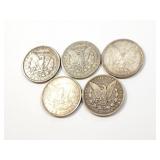 5 - DOLLARS MORGAN 1885-1900;
