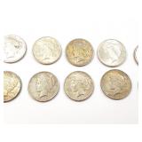10 - DOLLARS PEACE 1922-1926;
