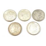 5 - DOLLARS MORGAN 1900 & 1921;