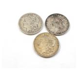 3 - DOLLARS MORGAN 1884 - 1921;
