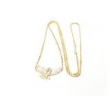 29.3g 14k yg rope chain with 14k yg eagle