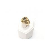 7.2g 10k yg class ring missing center stone;