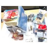 ROLEX BOX; 3 - MINI US COINS; KEYCHAIN; PILL BOX;
