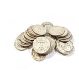 27 - QUARTERS WASHINGTON 1934-1963;