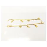 7.7g 14k yg bracelet;