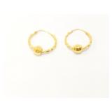 3.9k 21k yg hoop earrings;
