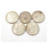 5 - DOLLARS MORGAN 1921;
