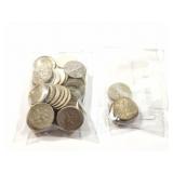 58 - DIMES ROOSEVELT 1946-1964; 8 - DIMES