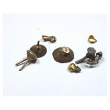 3pcs dental gold crowns 2.8g, 3 gold dental