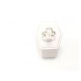 4.1g platinum ring with approx 2ct pear shaped