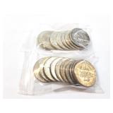 8 - HALF DOLLARS FRANKLIN 1952-1963; 10 - HALF