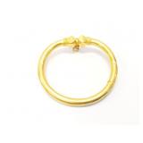 approx 21.6g 18k yg large bangle bracelet with