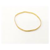 8.5g 21k yg bangle bracelet;