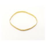 8.1g 21k yg bangle bracelet;