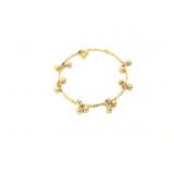 13.8g 21k yg bangle bracelet;