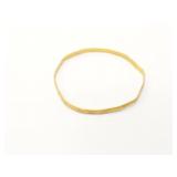 8.5g 21k yg bangle bracelet;