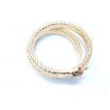 69.8g 18k yg snake bracelet;