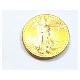 GOLD BULLION $50 AMER EAGLE 1986;
