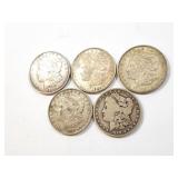 5 - DOLLARS MORGAN 1888-1921;