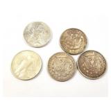 3 - DOLLARS MORGAN 1921; 2 - DOLLARS PEACE 1922 &