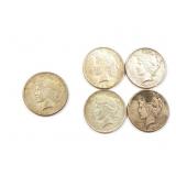 4  DOLLARS PEACE 1922-1926; 1923 Peace Dollar;