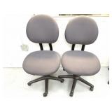 2 ROLLING OFFICE- DEER BLIND CHAIRS