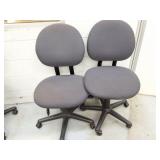 2 ROLLING OFFICE- DEER BLIND CHAIRS