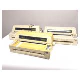4 - OKI MICROLINE 8489 FB PRINTERS- WITH POWER