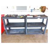 PLASTIC SHELVES WITH ALL TOOL CONTENTS