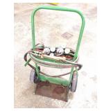 WELDING TORCH SET- HARRIS GAUGES- HOSES AND