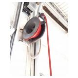 LARGE AIR HOSE REEL WITH RUBBER AIR HOSE- 10 FOOT