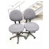2- ROLLING OFFICE- DEER BLIND CHAIRS