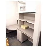 CORNER OFFUCE DESK AND CABINET SET