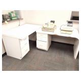 2- WHITE DESKS-