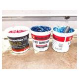 3 PARTIAL TUBS OF GREASE