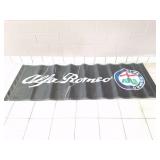 2-ALPHA ROMEO BANNERS- APPROXIMATELY 8 FOOT WIDE