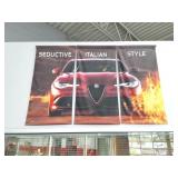 ABARTH AND ALFA ROMEO CANVAS BANNERS