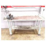 SHURE- METAL SHOP BENCH WITH 5 INCH BENCH