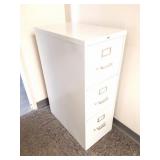 3 DRAWER METAL FILING CABINET
