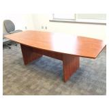 LARGE WOODEN CONFERENCE TABLE