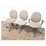 3- ROLLING OFFICE- DEER BLIND CHAIRS