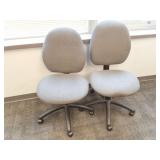 2- ROLLING OFFICE- DEER BLIND CHAIRS
