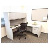 OFFICE FURNITURE AND ACCESSORIES LOT- WRAP AROUND