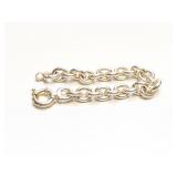 BRACELET, STERLING SILVER, 28.6G