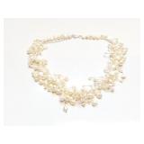 NECKLACE STERLING AND PEARL 84G