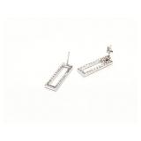 EAR RINGS, STERLING SILVER, 10G